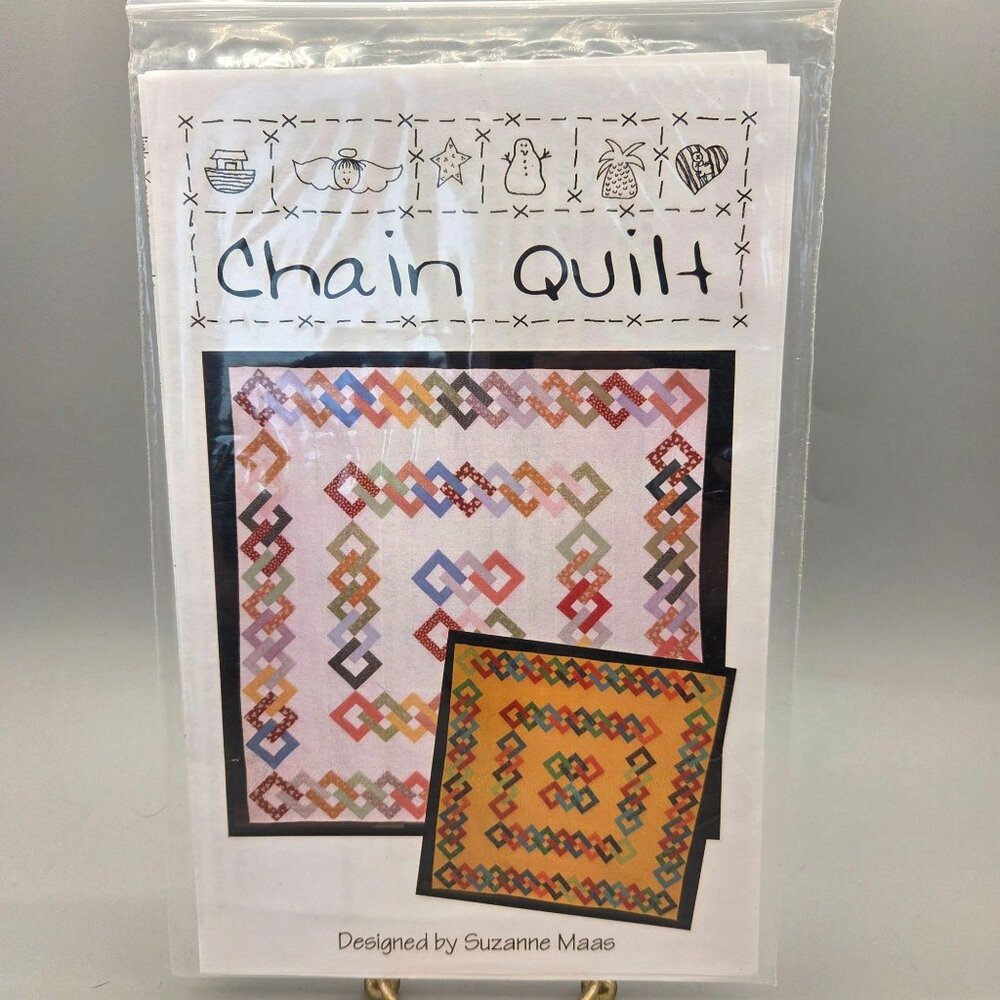 Chain Quilt Pattern Interlocking Design Quilt Country Inc by Suzanne Maas